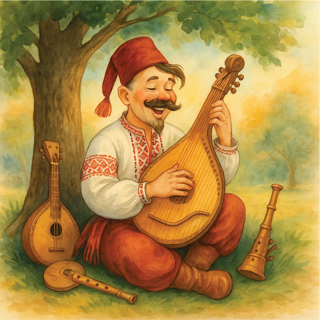 kobzar, ukrainian music instruments
