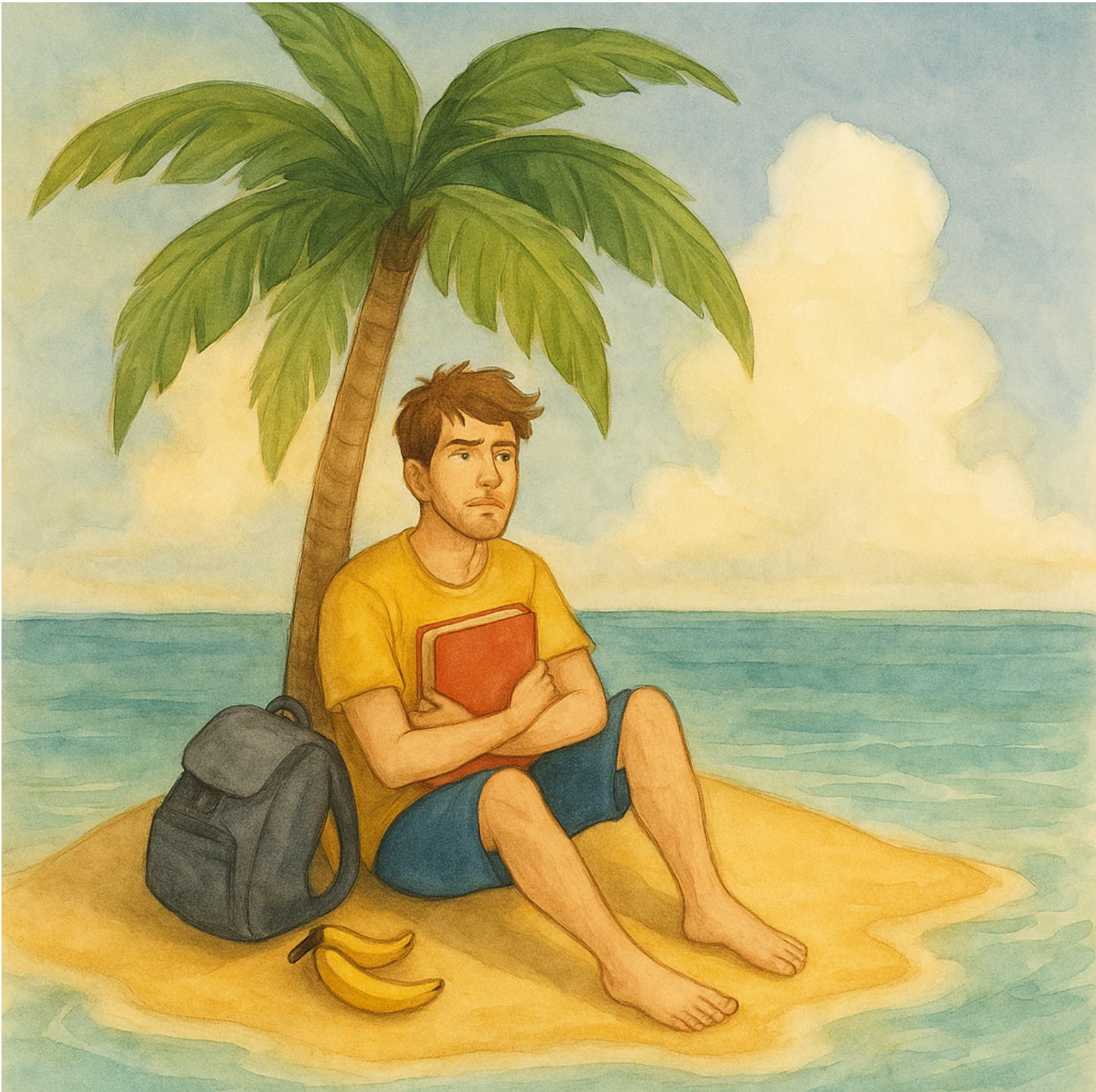Einsame Insel man